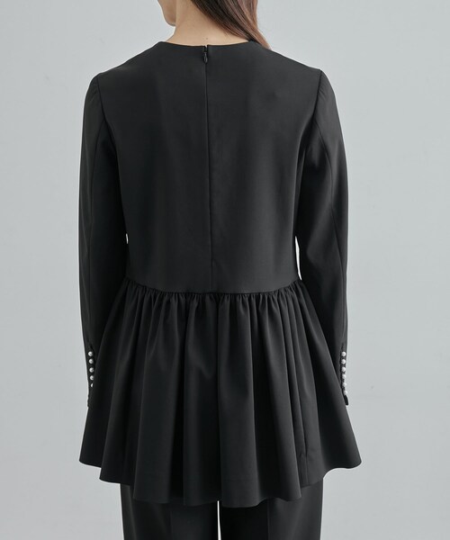 ROPE'（ロペ）の「【限定店舗・J'aDoRe限定】エレガンスティアードブラウス（シャツ/ブラウス・レディース・ブラック・38/36）」の11枚目の写真