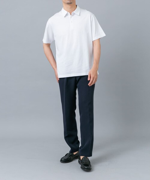 URBAN RESEARCH ROSSO（アーバンリサーチロッソ）の「『冷感/速乾』Cool Touch トラベルポロシャツ（ポロシャツ・メンズ・NAVY/BLACK/CHARCOAL/WHITE・S/M/L/XL）」の9枚目の写真
