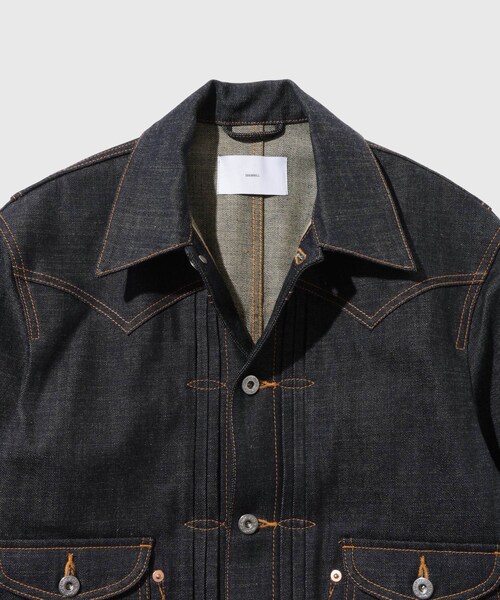 ADAM ET ROPE'（アダムエロペ）の「【SUGARHILL/シュガーヒル】CLASSIC DENIM JACKET（デニムジャケット・メンズ・ネイビー・2/3）」の5枚目の写真
