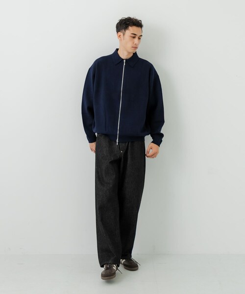 URBAN RESEARCH（アーバンリサーチ）の「綿カシミヤZIPカーディガン（カーディガン/ボレロ・メンズ・ICE GRAY/NAVY/BLACK・M/L）」の14枚目の写真