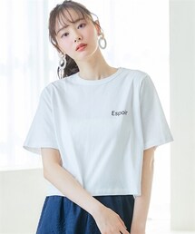 miclat | 大きいサイズ　クロップドコンパクトロゴＴシャツ　miclat(Tシャツ/カットソー)