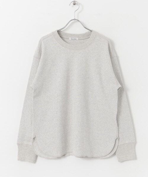 URBAN RESEARCH DOORS（アーバンリサーチドアーズ）の「FORK&SPOON　ヘビーフライスクルーネックプルオーバー（Tシャツ/カットソー・レディース・KHAKI/OATMEAL/TOP CCL・1）」の20枚目の写真