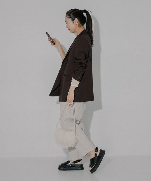 RODE SKO（ロデスコ）の「hun RODESKO　Tulle mini（ショルダーバッグ・レディース・BLACK/OYSTER・one）」の7枚目の写真