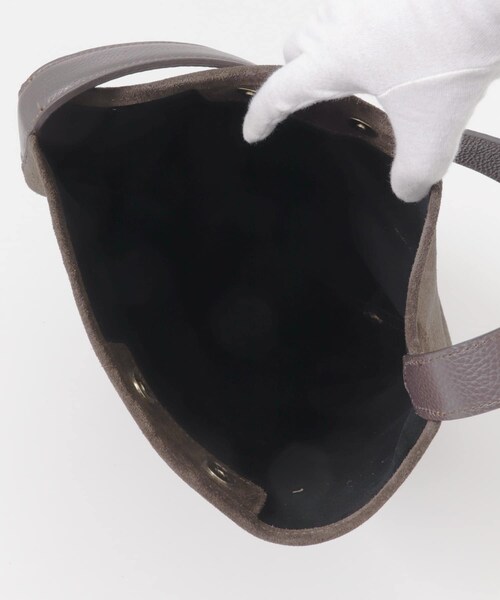 URBAN RESEARCH（アーバンリサーチ）の「ワンハンドルスウェードトートバッグ（トートバッグ・レディース・GREGE/D.BROWN・-0）」の12枚目の写真