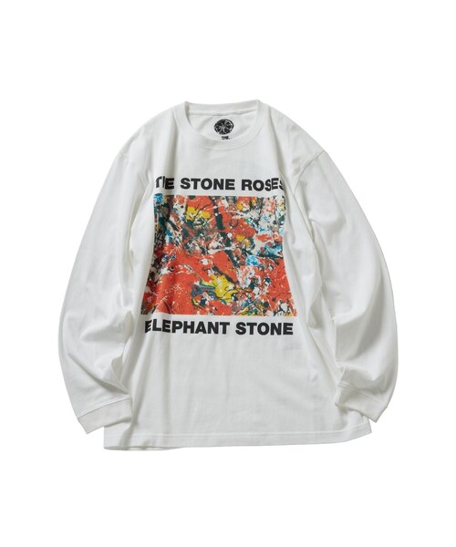 bonjour records（ボンジュールレコーズ）の「The Stone Roses/ザ・ストーン・ローゼス for bonjour records Official Long Sleeve T-shirt（Tシャツ/カットソー・レディース・ホワイト/ホワイト系/オフホワイト/キナリ・L/M/XL）」の16枚目の写真