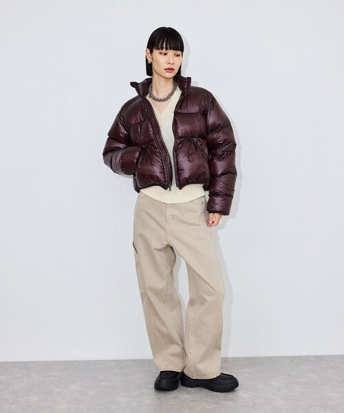 ADAM ET ROPE'(アダムエロペ)の「ワークデニムパンツ(デニムパンツ・レディース・キナリ系/ネイビー・36/38)」の16枚目の写真