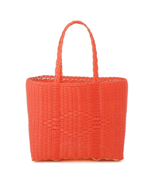 ADAM ET ROPE'（アダムエロペ）の「【J'aDoRe・一部店舗限定】【PALOROSA（パロロサ）】BASKET BASIC SMALL（トートバッグ・レディース・ダークブラウン/ピンク・F）」の8枚目の写真