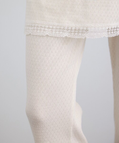 ADAM ET ROPE'（アダムエロペ）の「【Angie La La for SALON】GENTLE intimate レギンススカート（その他パンツ・レディース・チャコール/ホワイト・F）」の21枚目の写真