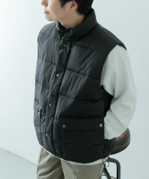 ITEMS URBANRESEARCH（アイテムズ アーバンリサーチ）の「発熱機能 パデッドベスト（その他アウター・メンズ・BLK/BRN/BLU/B.GRN・M/L）」の7枚目の写真
