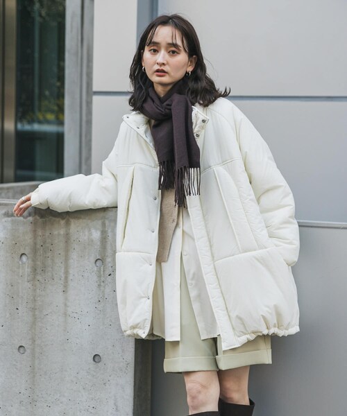 SENSE OF PLACE by URBAN RESEARCH(センスオブプレイスバイアーバンリサーチ)の「『撥水』『UR TECH』モンスターコート(その他アウター・レディース・IVORY/BLACK/KHAKI/BROWN・one)」の12枚目の写真