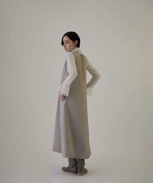 ADAM ET ROPE'（アダムエロペ）の「【BRENTA（ブレンタ）】インヒールロングブーツ（ブーツ・レディース・グレー系/ブラック・25.5/23.5/24.5）」の13枚目の写真