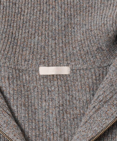 URBAN RESEARCH（アーバンリサーチ）の「ULTERIOR　WOOL COTTON RIB DRIVERS KNIT（テーラードジャケット・メンズ・BLACK MIX/GREY MIX/PURPLE MIX・M/L）」の15枚目の写真