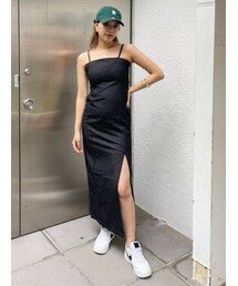 EVRIS | キャミタイトロングデニムワンピース(ワンピース)