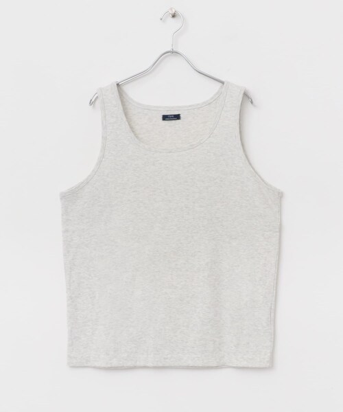 ITEMS URBANRESEARCH(アイテムズ アーバンリサーチ)の「クールタッチテレコタンクトップ(タンクトップ・メンズ・IVO/GRY/BLK・M/L)」の5枚目の写真