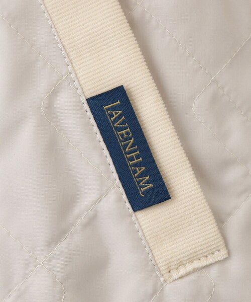 ADAM ET ROPE'(アダムエロペ)の「【LAVENHAM(ラベンハム)】UNWADDED BOMBER JACKET WOMENS(その他アウター・レディース・ブラック/ホワイト・10)」の10枚目の写真