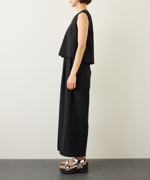 ROPE'（ロペ）の「バックオープンオールインワン/イージーケア（つなぎ/オールインワン・レディース・ブラック/ベージュ/ブルー・F）」の19枚目の写真