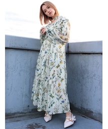 MURUA | ボタニカルフラワーワンピース(ワンピース)