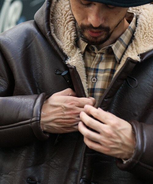 URBAN RESEARCH Sonny Label（アーバンリサーチサニーレーベル）の「『別注』CHEVRE×Sonny Label　MilitaryBranketダッフル（ダッフルコート・メンズ・1013 Black/1015 Brown・40/42）」の12枚目の写真