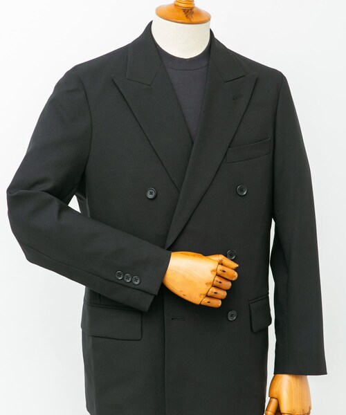 URBAN RESEARCH DOORS（アーバンリサーチドアーズ）の「『イージーケア』LIFE STYLE TAILOR　ストレッチオックスWジャケット（その他アウター・メンズ・BLACK/GRAY・S/M/L/XL）」の8枚目の写真