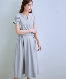 7days Life Styling | ハイパーストレッチシャツワンピース（接触冷感）(シャツワンピース)