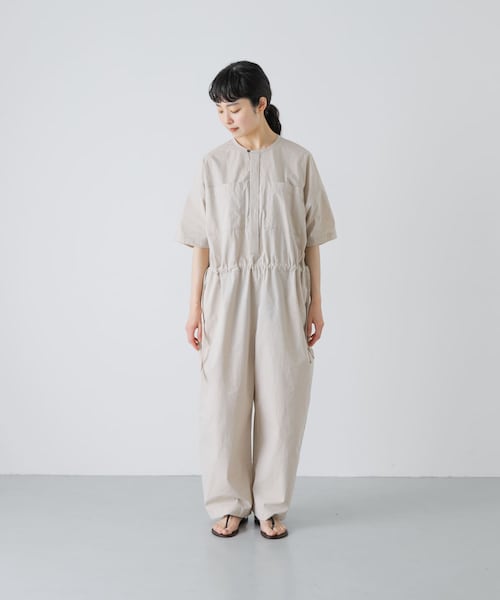 かぐれ（カグレ）の「『2サイズ展開』ワイドオールインワン（つなぎ