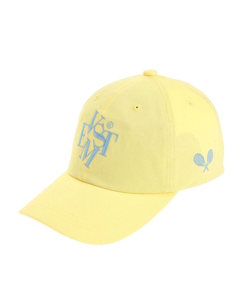 EMODA（エモダ）の「【WONDERVISITOR×EMODA】ロゴキャップ（キャップ・レディース・イエロー/ブルー/アイボリー/ホワイト・F）」の3枚目の写真