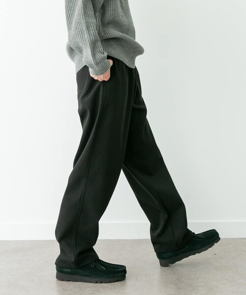 URBAN RESEARCH Sonny Label（アーバンリサーチサニーレーベル）の「裏起毛ユーティリティイージーパンツ（その他パンツ・メンズ・ブラック/チャコール/ブラウン/チャコール2・M/L）」の8枚目の写真