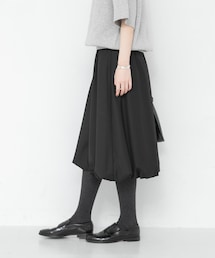 URBAN RESEARCH | 『UR TECH SMOOTHLUXE』ウール混バルーンギャザースカート(スカート)