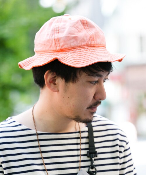 URBAN RESEARCH Sonny Label（アーバンリサーチサニーレーベル）の「キャンバスメトロハット∴（ハット・メンズ・カーキ/ブラック/ネイビー/オレンジ・FREE/Free）」の6枚目の写真