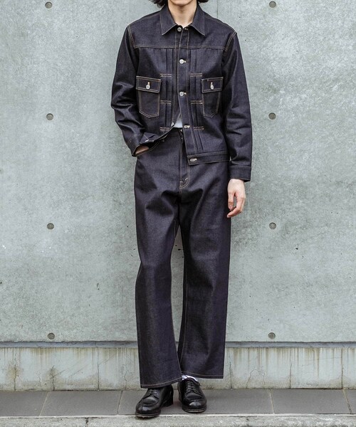 URBAN RESEARCH（アーバンリサーチ）の「SHIOTA　スーピマDENIM PANTSバギー#JAY（デニムパンツ・メンズ・INDIGO・28/30/32/34）」の6枚目の写真
