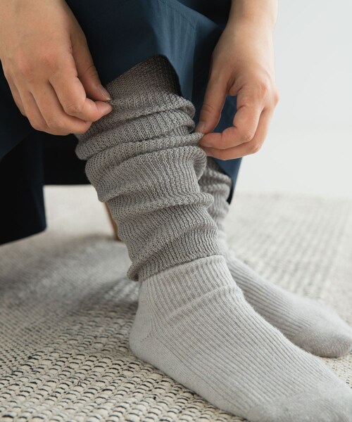 URBAN RESEARCH DOORS（アーバンリサーチドアーズ）の「en Lille　はっかとう レッグ&アームカバー（その他雑貨・メンズ・lavender/beige/gray・-）」の6枚目の写真