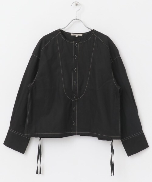 かぐれ(カグレ)の「Vlas Blomme ステッチヨークブラウス(シャツ/ブラウス・レディース・Beige/Black・FREE)」の1枚目の写真