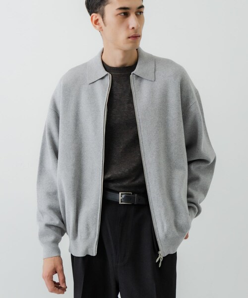 URBAN RESEARCH(アーバンリサーチ)の「綿カシミヤZIPカーディガン(カーディガン/ボレロ・メンズ・ICE GRAY/NAVY/BLACK・M/L)」の20枚目の写真
