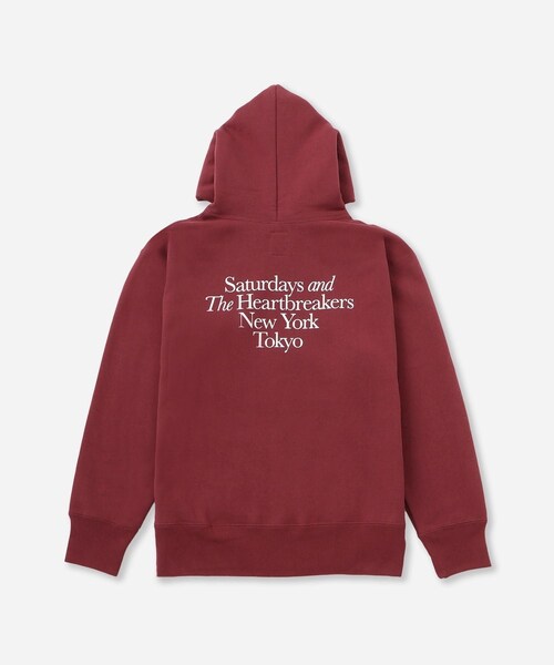 Saturdays NYC(サタデーズ ニューヨークシティ )の「BEDWIN & THE HEARTBREAKERS x Saturdays NYC Ex.PRINTED HOODIE "NEW YORK"(パーカー・レディース・ブラック/ワイン・L/M/S/XL)」の15枚目の写真