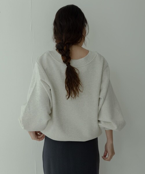 URBAN RESEARCH Sonny Label（アーバンリサーチサニーレーベル）の「Vネック刺繍スウェット（スウェット・レディース・オートミール/ピンク/フェードネイビー・Free）」の8枚目の写真