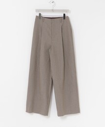 URBAN RESEARCH | ウールブレンドチェックワイドパンツ(その他パンツ)