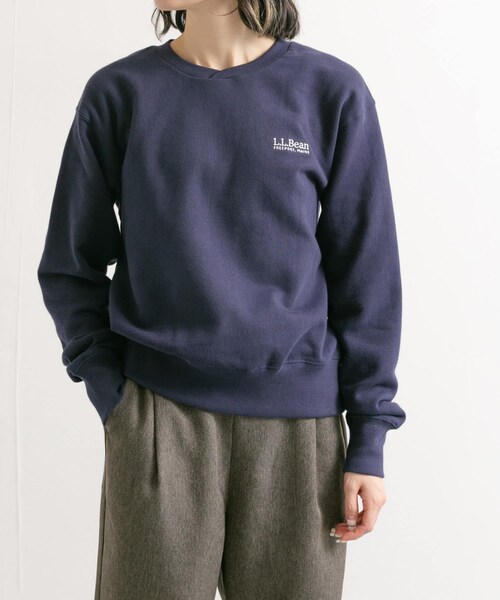 URBAN RESEARCH DOORS（アーバンリサーチドアーズ）の「L.L.Bean　Crewneck Sweatshirts（Tシャツ/カットソー・レディース・ecru/birch/navy・M）」の3枚目の写真