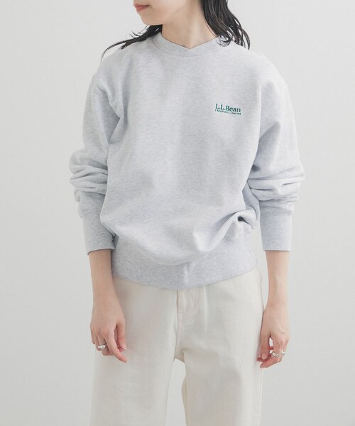 URBAN RESEARCH DOORS(アーバンリサーチドアーズ)の「L.L.Bean JAPAN EDITION CREWNECKSWEATSHIRTS(Tシャツ/カットソー・レディース・ECRU/BIRCH/NAVY/MAGENTA/SLATE BLUE/NIGHT・M)」の12枚目の写真