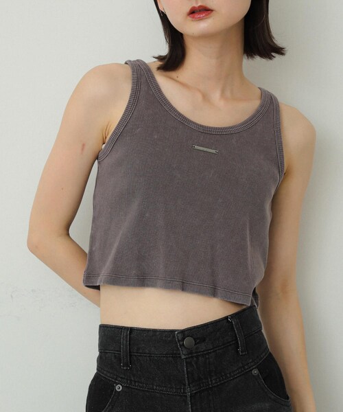 SENSE OF PLACE by URBAN RESEARCH（センスオブプレイスバイアーバンリサーチ）の「プレートピグメントタンクトップ（タンクトップ・レディース・PINK/OFF WHITE/GRAY・COMPACT/one）」の16枚目の写真