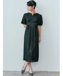 LAGUNAMOON | LADYボリュームスリーブレースナローワンピース(ドレス)