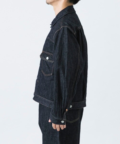 URBAN RESEARCH(アーバンリサーチ)の「blurhmsROOTSTOCK 13.5OZ 2ND TYPE DENIM JACKET(デニムジャケット・メンズ・Indigo・2/3/4)」の5枚目の写真