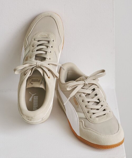 ROPE' PICNIC(ロペピクニック)の「【PUMA/プーマ】ベラドンナ ナイロンスニーカー(スニーカー・レディース・キナリ/ベージュ/ピンク・23.5/24.0/24.5)」の10枚目の写真