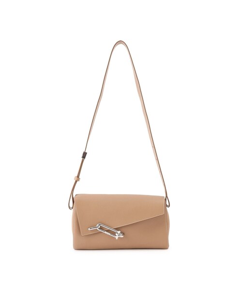 ADAM ET ROPE'（アダムエロペ）の「【TAD FAB（タッド ファブ）】SOFTIE MIDI（ショルダーバッグ・レディース・ブラック/ベージュ・F）」の3枚目の写真