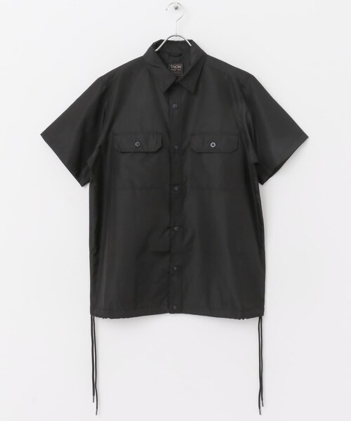 ITEMS URBANRESEARCH(アイテムズ アーバンリサーチ)の「TAION Military Half Sleeve Shirts(シャツ/ブラウス・メンズ・BLK/OLV/D.SAGE GRN/CREAM/L.BRN・M/L)」の21枚目の写真