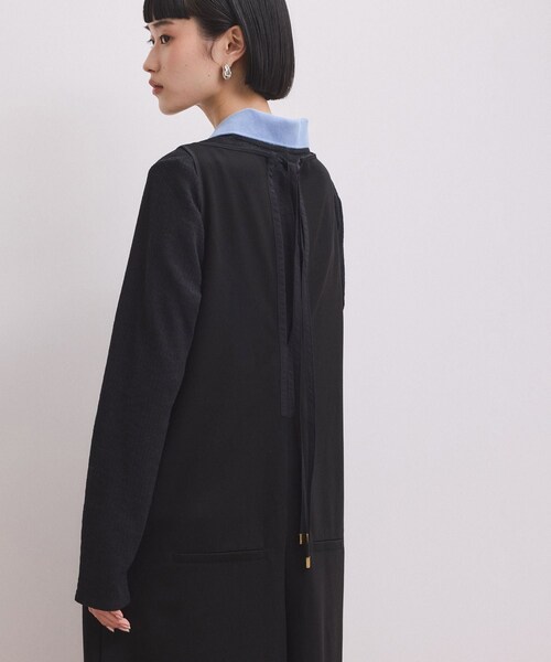 ADAM ET ROPE'（アダムエロペ）の「【WEB限定】バイカラーオールインワン（つなぎ/オールインワン・レディース・ブラック/ブラック系/チャコール・36/38）」の21枚目の写真