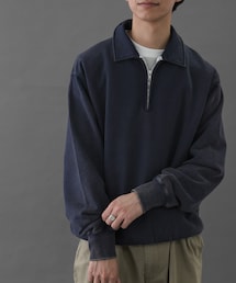 FORK&SPOON | FORK&SPOON　サンブリーチハーフジップスウェット(スウェット)