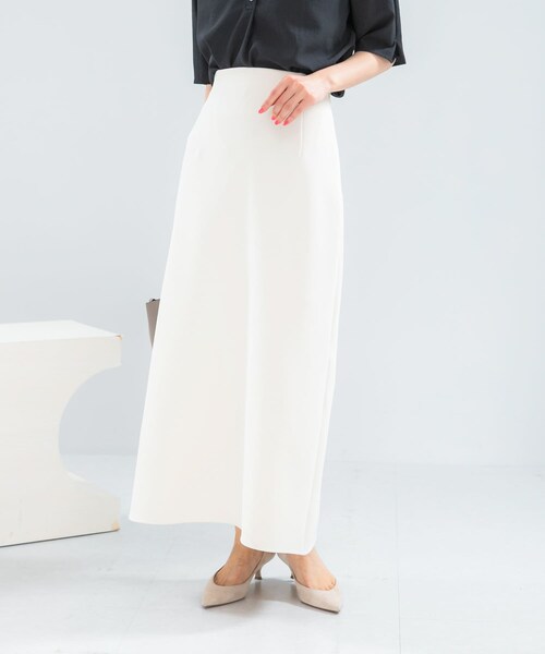 URBAN RESEARCH ROSSO（アーバンリサーチロッソ）の「ウォッシャブル吸水速乾ストレッチ スカート（スカート・レディース・IVORY/BLACK/BROWN・Free）」の5枚目の写真