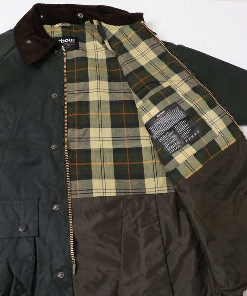 URBAN RESEARCH DOORS（アーバンリサーチドアーズ）の「Barbour　OS BEDALE WAX JACKET（テーラードジャケット・メンズ・SAGE/BLACK/D.BROWN・36/38/40）」の20枚目の写真