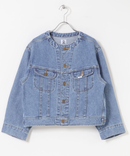 URBAN RESEARCH ROSSO（アーバンリサーチロッソ）の「『別注』Lee101×ROSSO　NOCOLLAR SHORT JACKET（デニムジャケット・レディース・ONE WASH/USED・Short）」の9枚目の写真