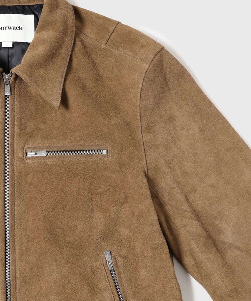 ADAM ET ROPE'(アダムエロペ)の「【TONYWACK/トニーウェック】SUEDE ZIP BLOUSON JACKET(ブルゾン・メンズ・キャメル・L/M)」の21枚目の写真